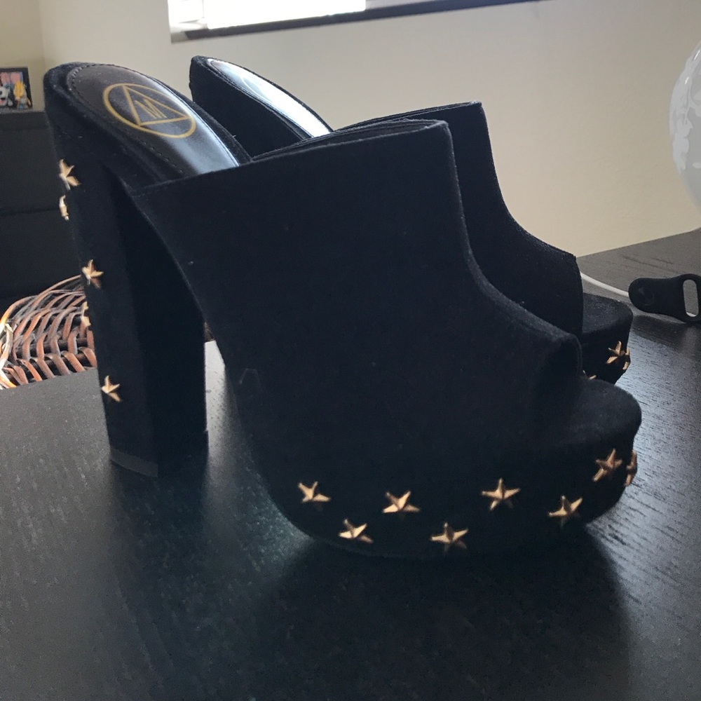 Missguided platform mules✨